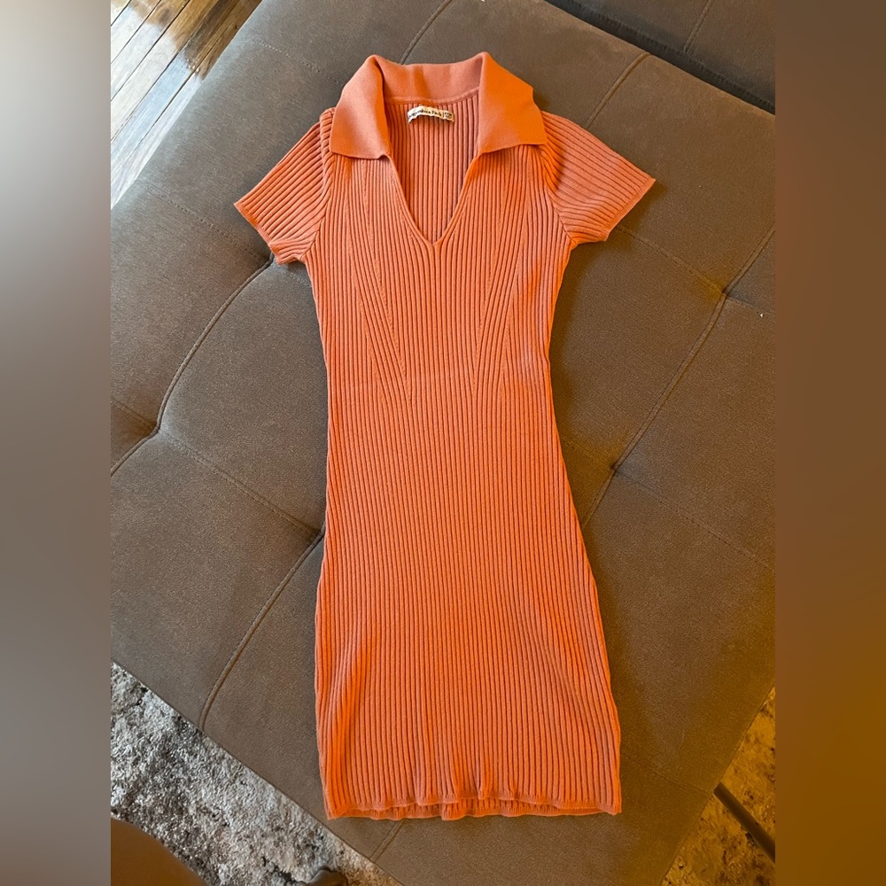 Abercrombie and Fitch polo elevated knit mini dress